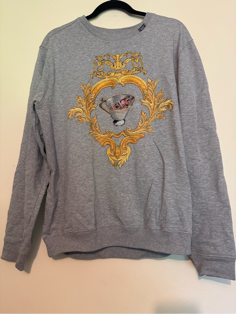 Versace X Disney Embroidered Cinderella Sweater Limited Edition